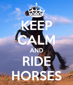 Keep Calm And Ride Horses Life