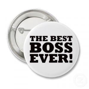 Best boss ever button