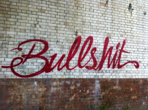 bullshit graffiti wall brick wall art paint cool