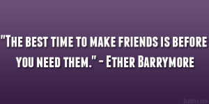 Ether Barrymore Quote
