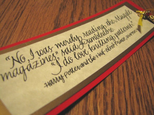 Harry Potter Quotes Bookmark