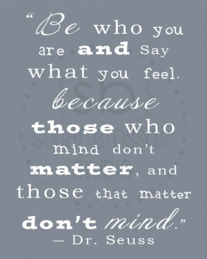 my favorite of all the Dr. Seuss quotes