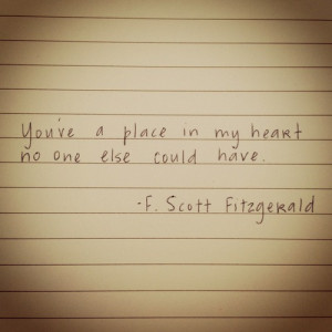 Great Gatsby Love Quotes , F Scott Fitzgerald Love Quotes Tumblr , F ...