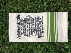 Kitchen towel at the Natchez Gift Shop located in the Natchez Visitor ...