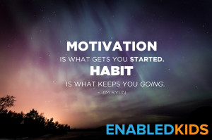 HABIT Is What Keeps You Going! | Enabled Kids