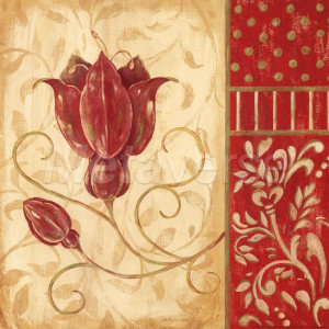 Red Tulip II by Jo Moulton art print