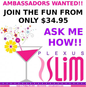 Plexus Ambassadors Wanted