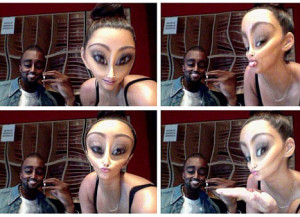 Kim Kardashian, Kanye West Edit Instagram Pics to Look Like Aliens ...