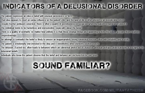 Indicators of a Delusional Disorder. by Echelon1288