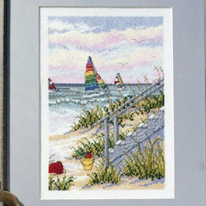Leisure Arts - Seaside Play Things Cross Stitch Pattern ePattern, $2 ...