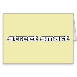 Street Smart - Pop Sayings & Buzz Words Greeting Card