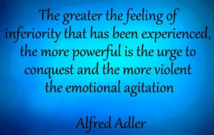 The greater the feeling - Alfred Adler