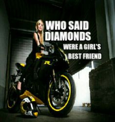 ... best friend? Biker, motorcycle quotes, chicks that ride, rider quote