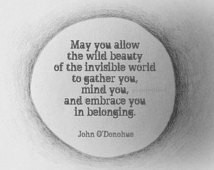 Irish blessing card - John O'Donohue, wild beauty of the invisible ...