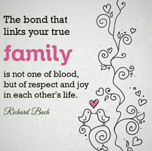 The bond that links a family...
