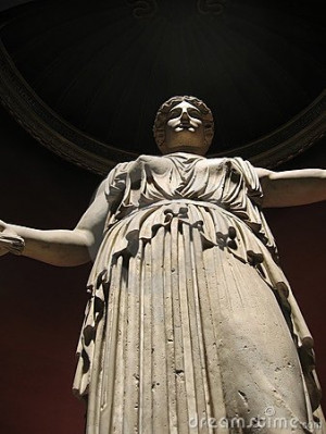 Stock Photography: Athena Goddess Statue
