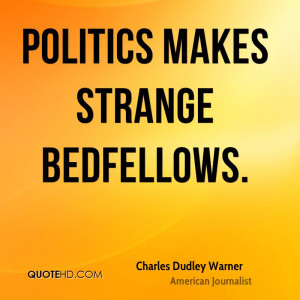 Charles Dudley Warner Politics Quotes