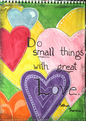 Being Generous Quotes I chose a quote from mother