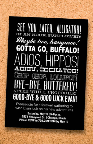 Go Back > Gallery For > Going Away Party Quotes