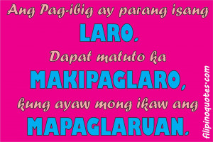 Funny Quotes Tagalog Love
