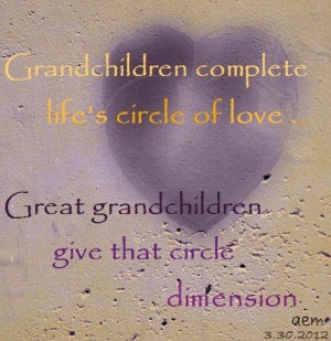 Grandchildren Things, Baby Quotes Grandparents, Life Circles, Grandma ...
