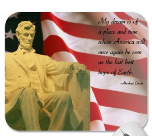 My dream is of a place and a time where America will once again be ...