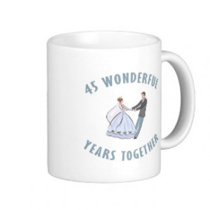45th Wedding Anniversary Gifts T Shirts Posters amp other Gift Ideas