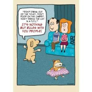 55th birthday card with a dog napping. Design by justbyjulie.