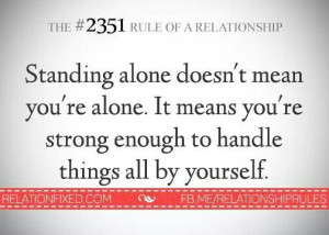 Alone & Strong