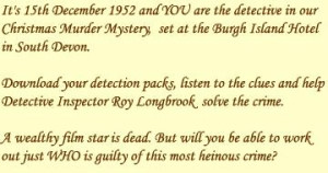 BBC Radio Oxford Interactive Murder Mystery Game