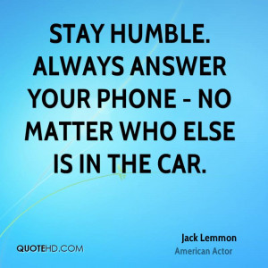 Jack Lemmon Car Quotes