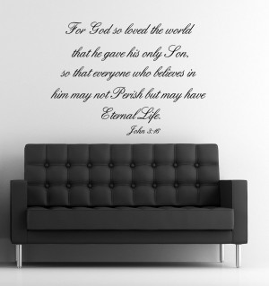 bible verse Vinyl Lettering wall art words quote home bedroom
