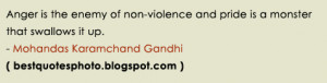 Gandhiji quotes on Anger