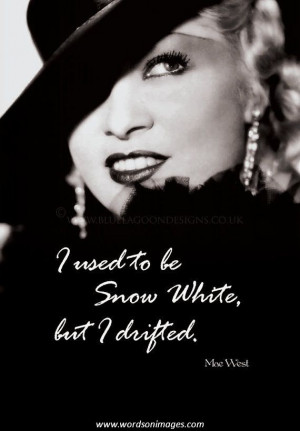 Mae west quote