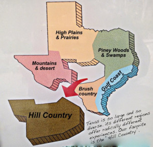 Texas Hill Country Road Trip Map