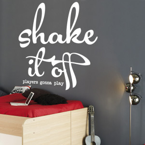 ... / All Wall Stickers / Taylor Swift Shake it Off Quote Wall Sticker