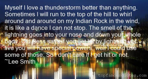 Top Quotes About Thunderstorm