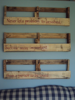 Pallet shelves with quoteIdeas, Pallet Shelves, Pallets Shelves, Quote ...