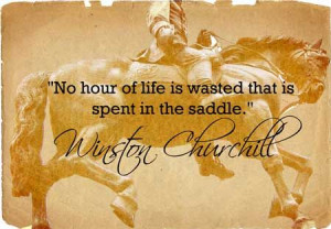 Winston Churchill Horse Quote - 