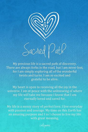 Affirmation - Sacred Path by CarlyMarie: Memories Tablet, Soul, Plaque ...