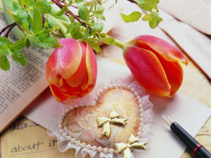 Good morning Hello friends with roses