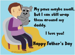 Fathers Day Dog Gifts, Poems, and FREE Dog ecard