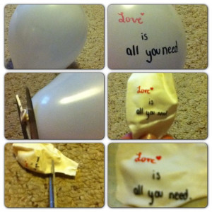Cute balloon quotes