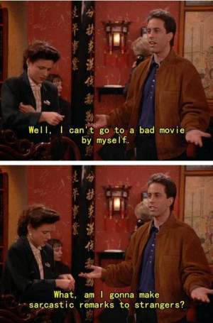 Why I have based my life on Seinfeld — Exhibit A