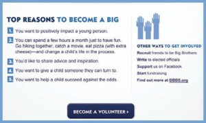 Big Brother Big Sister Information on Becoming a BIG Volunteer