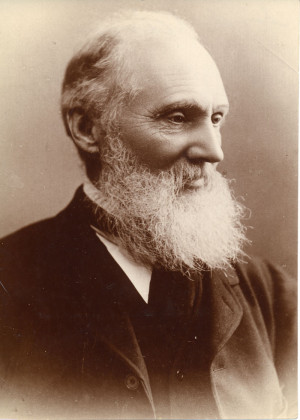 William Thomson Lord Kelvin in old age. Photo is a gift of A. Rex ...