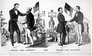 Civil War Slavery Political Cartoons The cartoon above, suggests