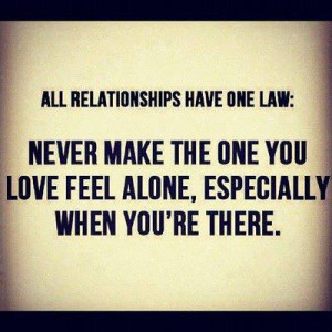All Relationships Have One Law