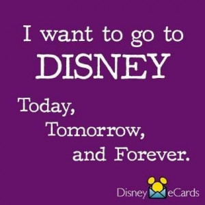 want to go to Disney