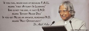 If you fail, never give up because F.A.I.L. means “first Attempt In ...